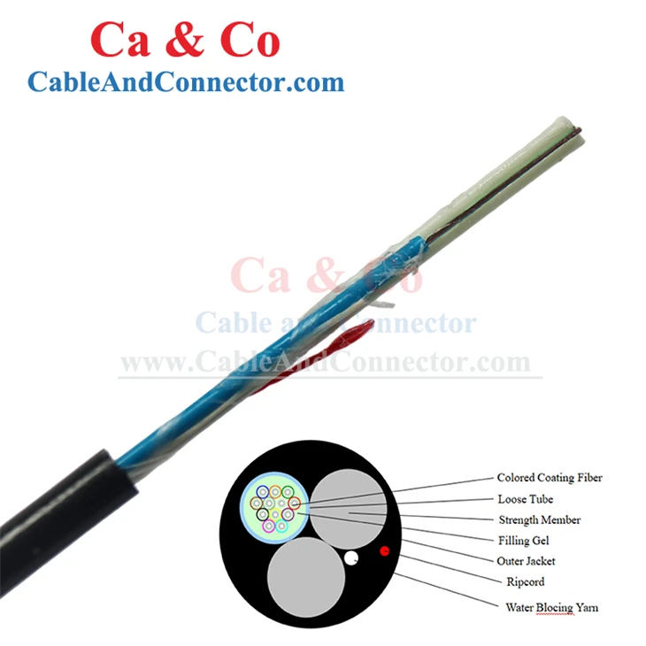 4F Mini ADSS Optic Cable factory
